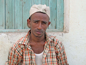Ibsa Mohamed, étudiant de la région d’Oromia, a payé un passeur pour aller au Yémen, mais il est resté bloqué à Djibouti Kristy Siegfried IRIN