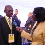 Our man Alhassan (left) being interviewed in New York