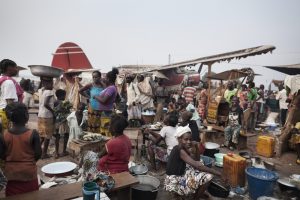 Un camp de déplacés à l'aéroport international de Bangui/A. Greco/UNHCR